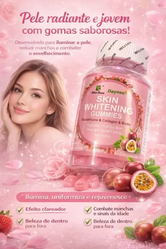 Gomas De Beleza Skin Whitening Gummies