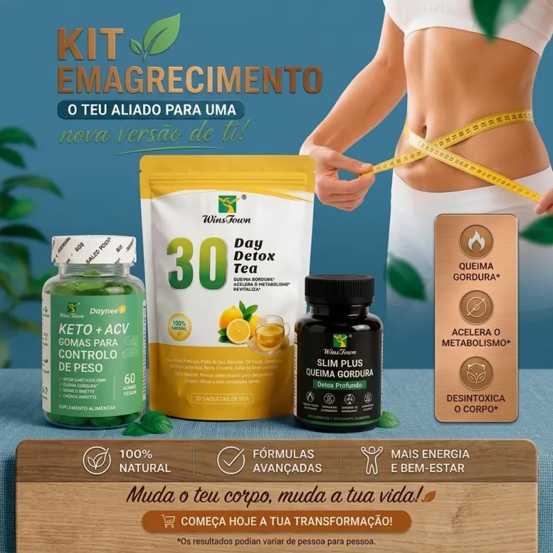 Kit Emagrecimento & Vitalidade — Solução Completa 3 em 1